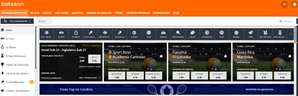 betsson peru