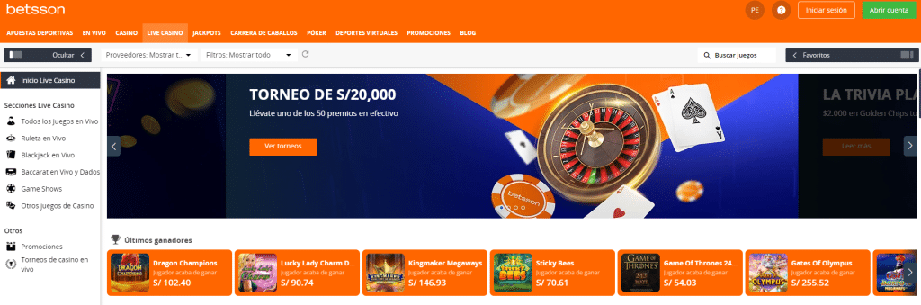 betsson peru