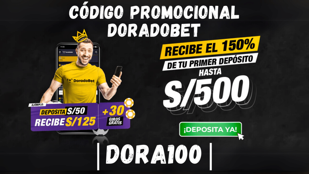 C&oacute;digo promocional Doradobet Dora100